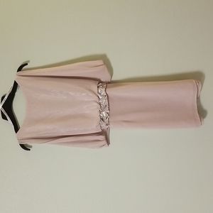 Cream colored Bisou Bisou dress size 6.